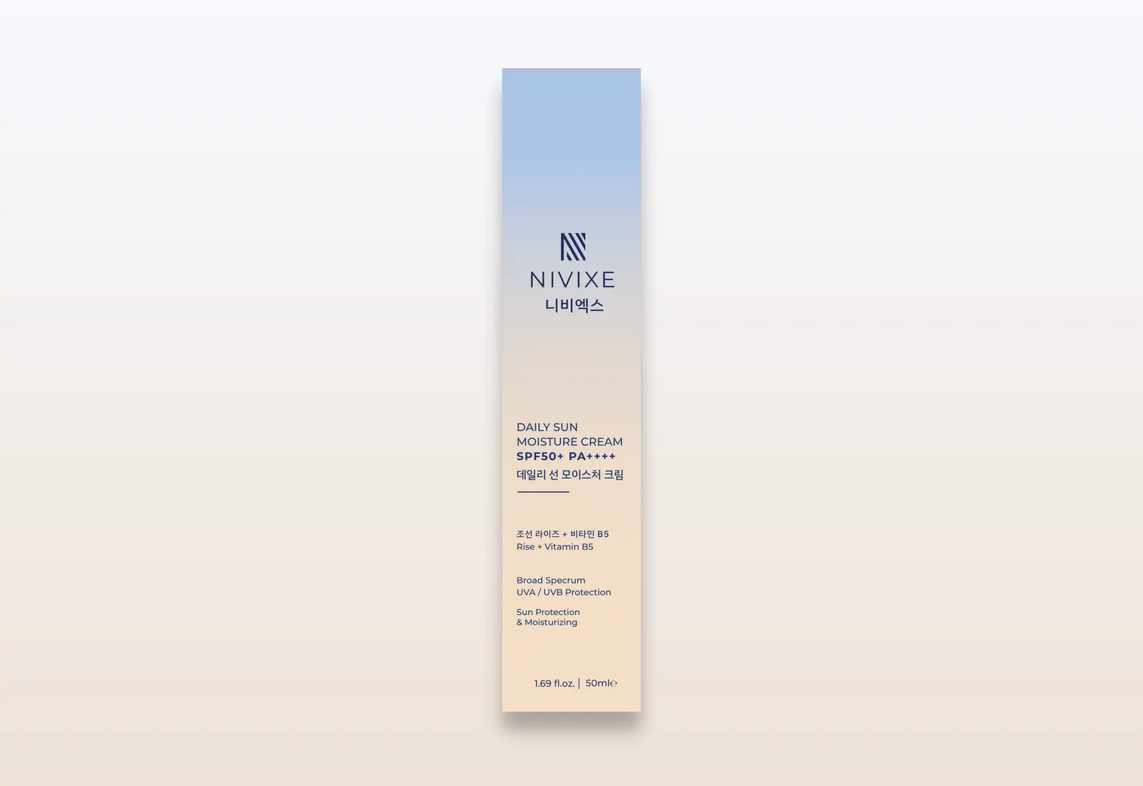 Daily Sun Moisture Cream SPF50+ PA++++ – Rise + Vitamin B5