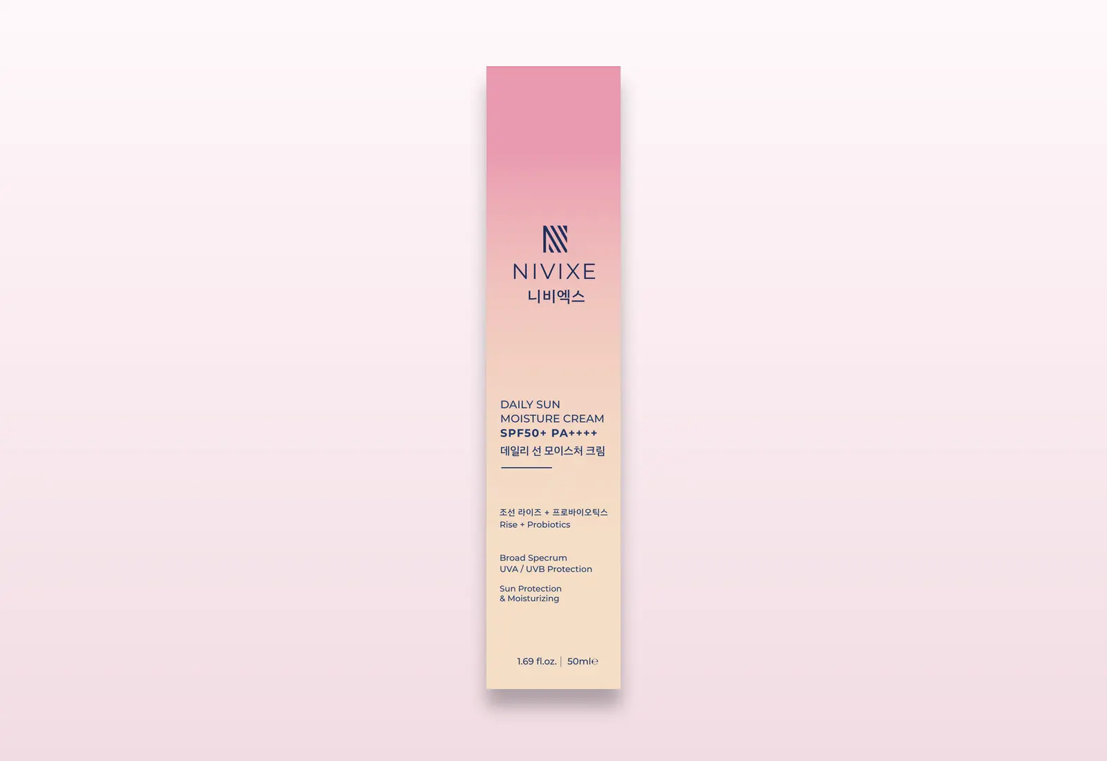 Daily Sun Moisture Cream SPF50+ PA++++ – Rise + Probiotics